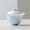 Blue Ice Crystal Gaiwan - Crystallized Glazed Ceramic 100ml