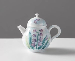 Handmade Teapot Lily of the Valley