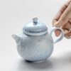 Blue Ice Crystal Small Teapot