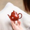 Gold-Flecked Qiushui Yixing Teapot (2)