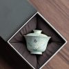 Hand-painted Wen Xin Orchid Gaiwan-4