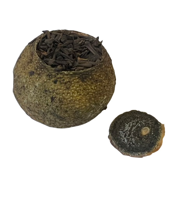 2024-Xiao Qing Gan Tea(Small Tangerine Ripe Pu Erh Tea)