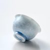 Glacial Blue Tea Cup - Flower Shape Crystallized Glazed Ceramic 80ml