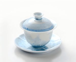 Blue Ice Crystal Gaiwan – Crystallized Glazed Ceramic 100ml