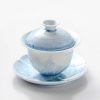 Blue Ice Crystal Gaiwan - Crystallized Glazed Ceramic 100ml