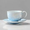 Blue Ice Crystal Tea Cup - Coffee Cup - Couple Cup 180ml