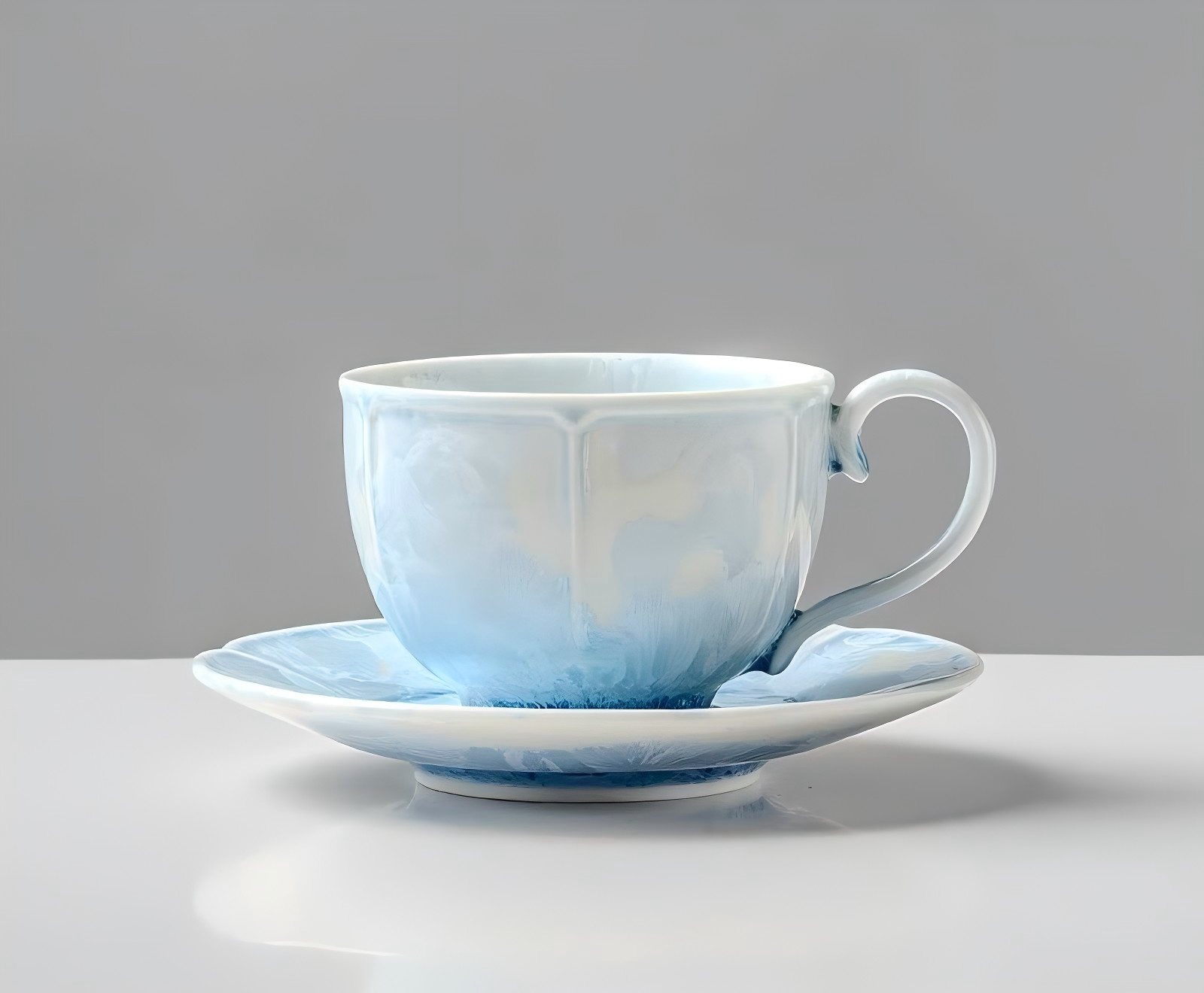 Blue Ice Crystal Tea Cup - Coffee Cup - Couple Cup