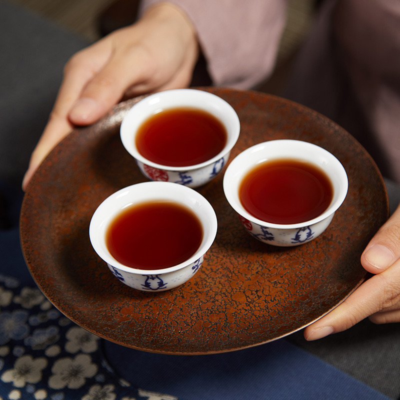 2019 Fu Jin Collection Ripe Pu Erh Tea Cake