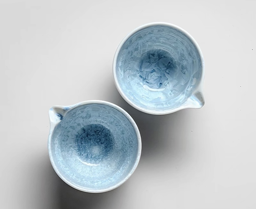 Blue Ice Crystal Tea Pitcher - Gong Dao Bei - Cha Hai