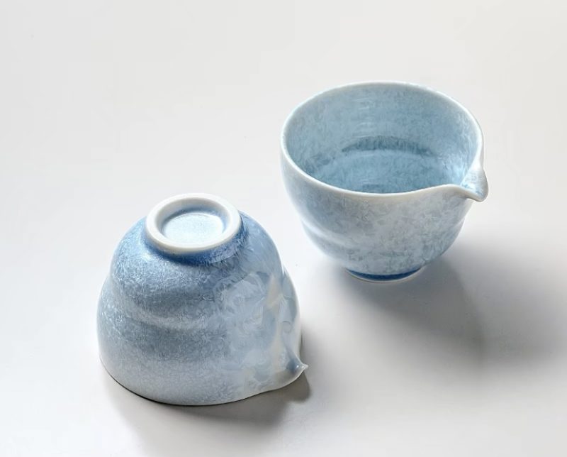 Blue Ice Crystal Tea Pitcher - Gong Dao Bei - Cha Hai