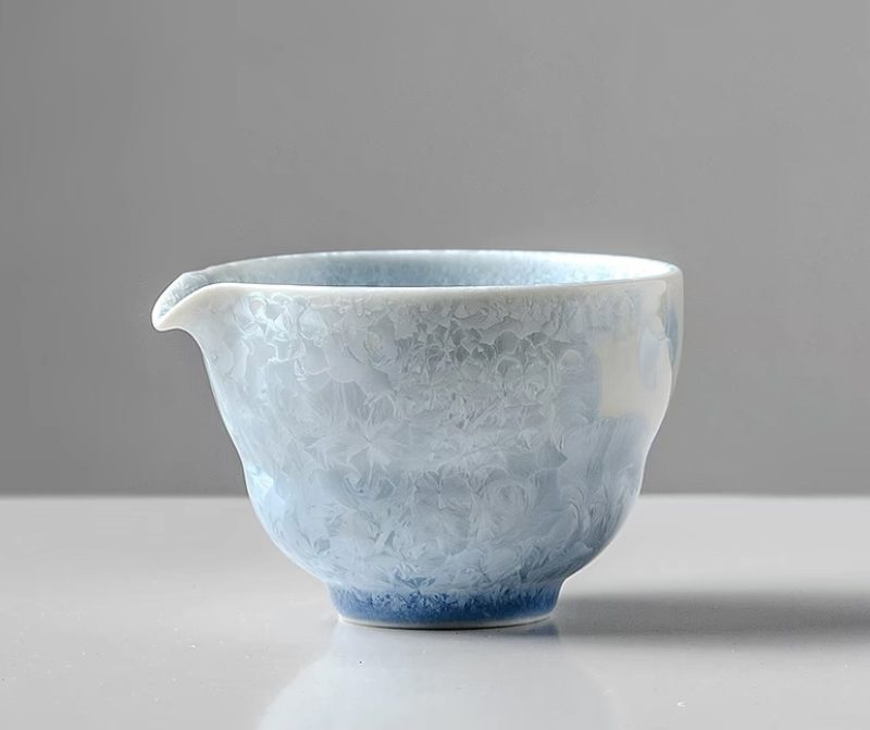 Blue Ice Crystal Tea Pitcher - Gong Dao Bei - Cha Hai