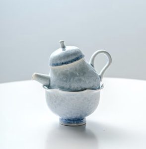 Glacial Blue Tea Set