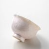 Glacial Pink Tea Cup - Flower Shape Crystallized Glazed Ceramic 80ml