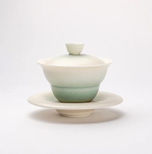 Gourd-Shaped Gaiwan - Gradient Green - 120ml