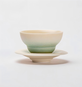 Gourd-Shaped Tea Cup - Gradient Green