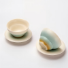 Gourd-Shaped Tea Cup - Gradient Green