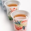 Hand-painted Lily of the Valley Tea Cup with Floral Design