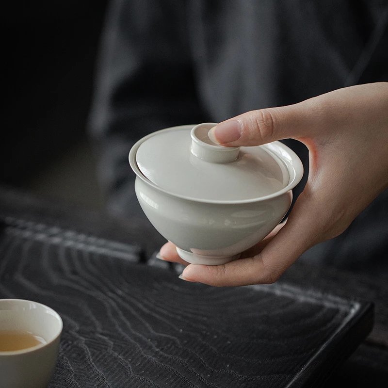 Grass & Wood Ash Harmony Gaiwan