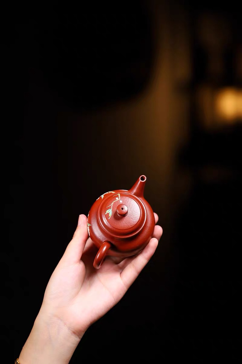 Handcrafted Jianliu Dezong Yixing Zisha Teapot-4