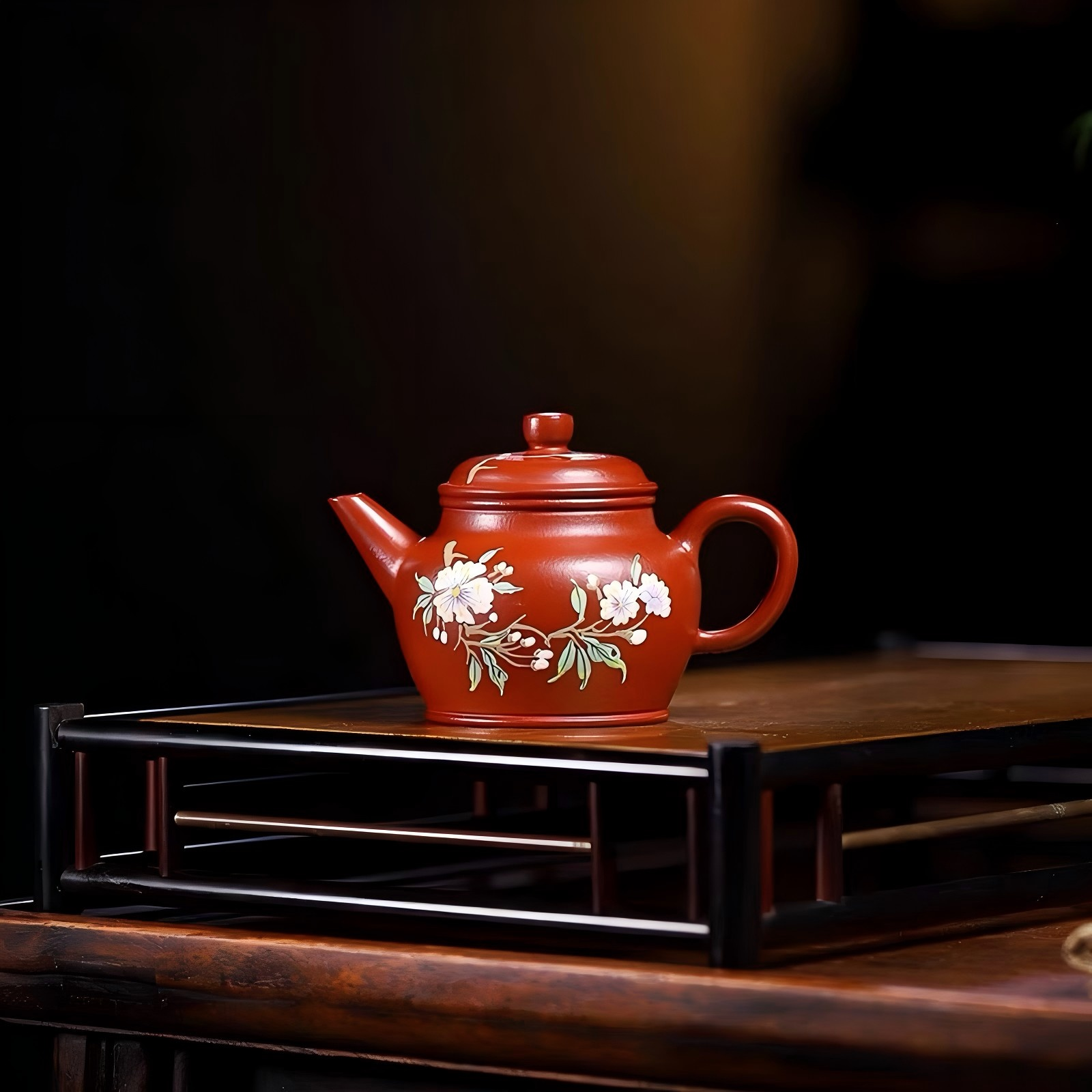 Handcrafted Jianliu Dezong Yixing Zisha Teapot