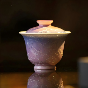 Zi Qiong Starry Sky High-Foot Gaiwan